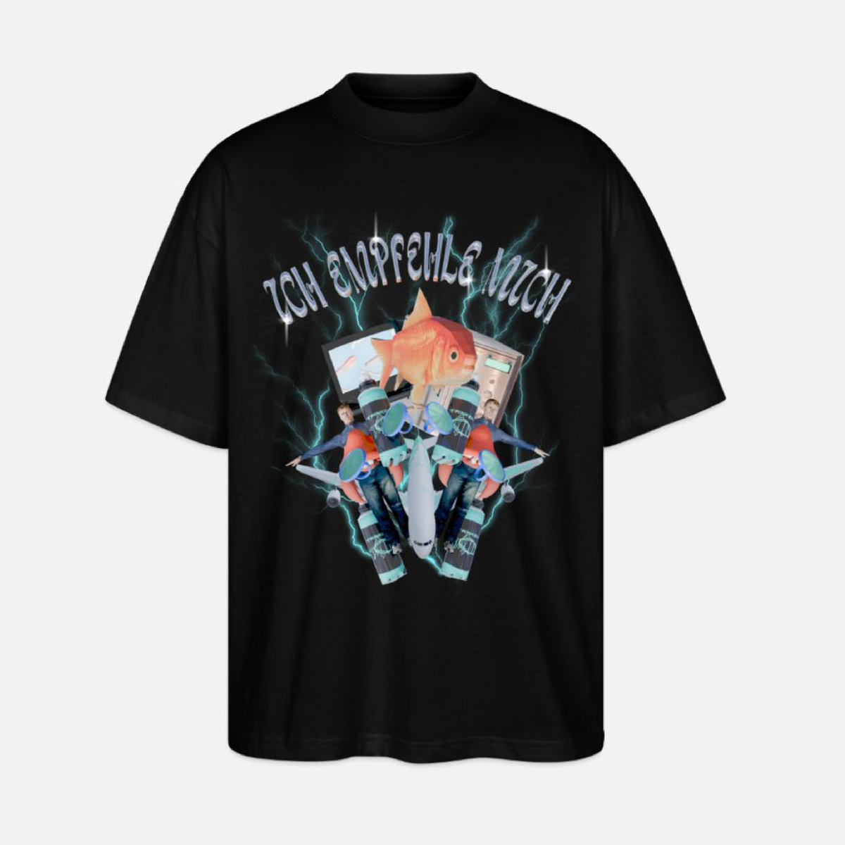 "Ich empfehle mich"-Shirt - Oversized - Bio-Baumwolle